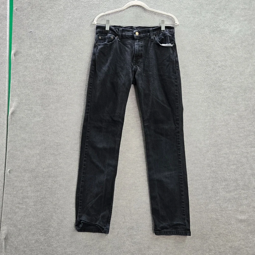 Levi's 511 Men Jeans 30x30 Blue Denim‎ Slim Straight Pockets Mid Rise Dark Wash